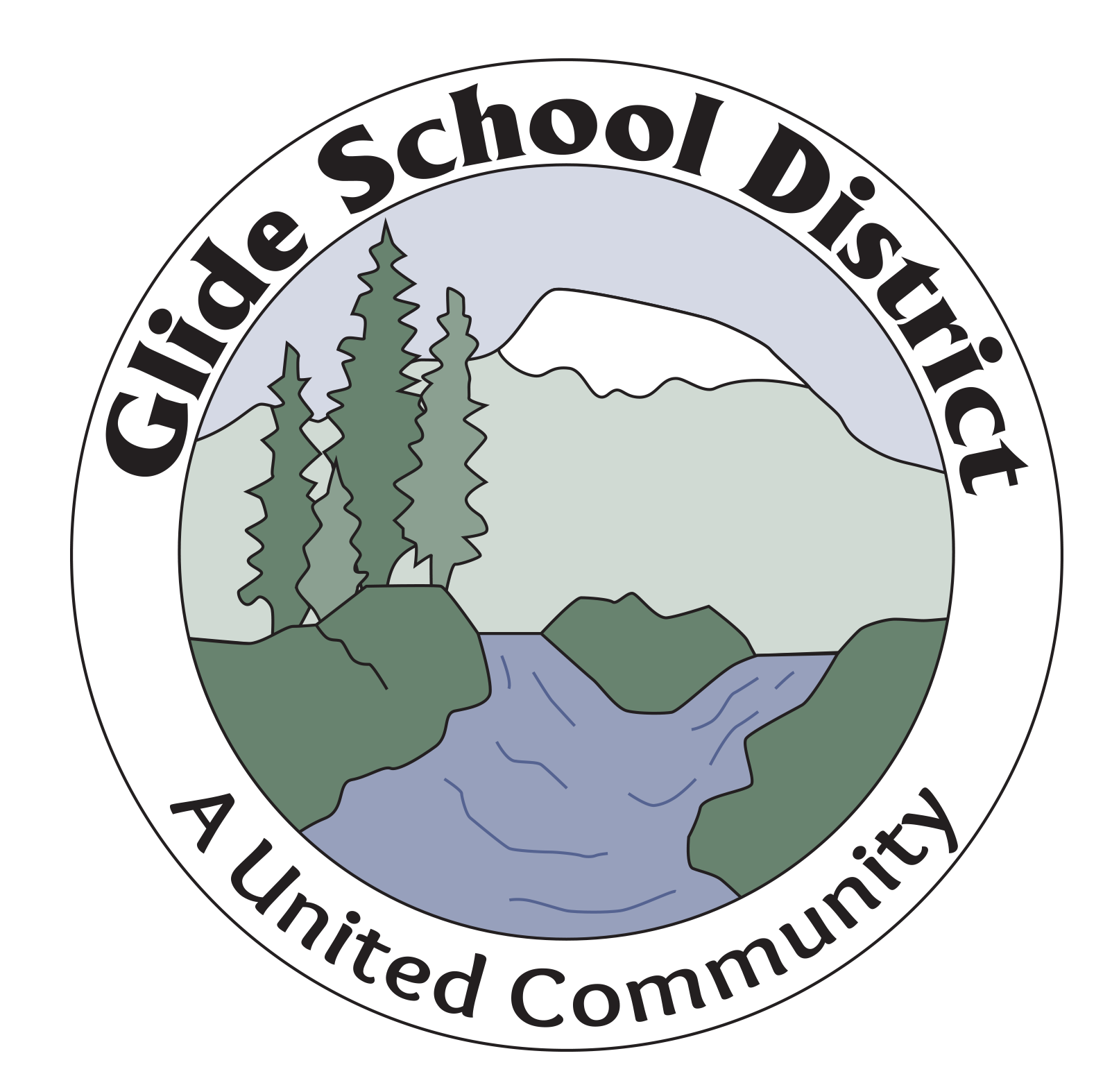 Glide School District Logo
